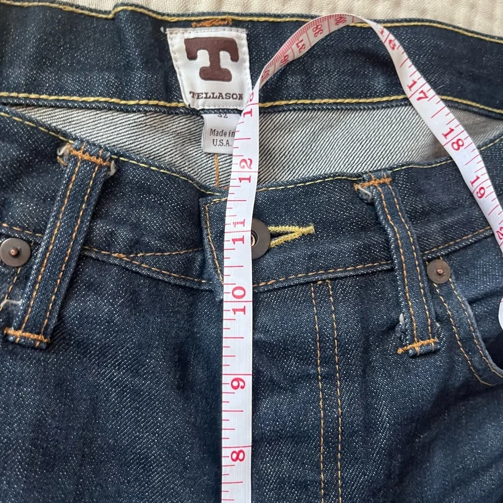 Tellason Ankara Straight Men’s Selvedge Jeans size 32 waist - Picture 4 of 10